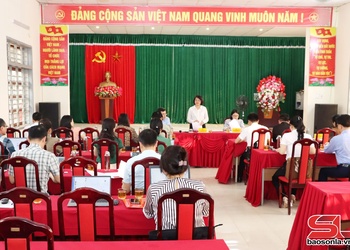 Đoàn giám sát của Ban Thường vụ Tỉnh ủy làm việc với các đảng ủy các xã Mai Sơn, Tà Hộc, Chiềng Sung, Phiêng Pằn