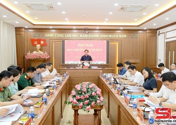 Ban Thường vụ Tỉnh ủy họp quyết định một số nội dung theo thẩm quyền