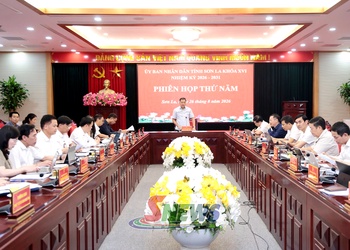 Phiên họp thứ năm, UBND tỉnh Sơn La khóa XVI