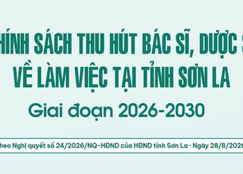 Chính sách thu hút bác sĩ, dược sĩ về làm việc tại tỉnh Sơn La Giai đoạn 2026 – 2030