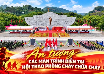 Ấn tượng các màn trình diễn tại Hội thao phòng cháy chữa cháy