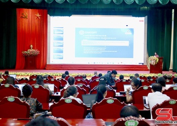 Phường Mộc Sơn kria tsưr ziv zôngv AI trâu cán bộ, công chức, giáo viên