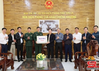 Provincial Party leader inspects situation in Chieng Khuong commune