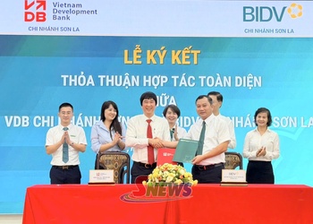 BIDV Sơn La cánh VDB Sơn La ký chỉa lai cạt kiên chu dương