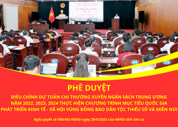 Nghị quyết số 490/NQ-HĐND của HĐND tỉnh Sơn La