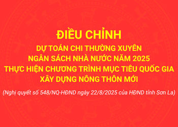 Nghị quyết số 548/NQ-HĐND của HĐND tỉnh Sơn La