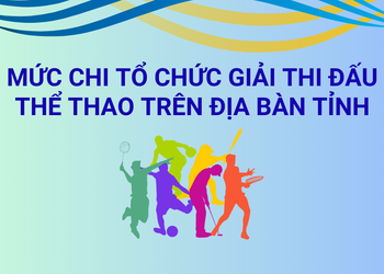Mức chi tổ chức giải thi đấu thể thao trên địa bàn tỉnh Sơn La