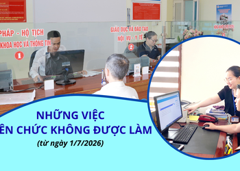 Những việc viên chức không được làm