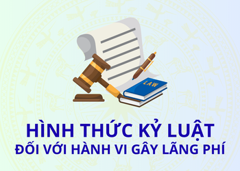 Hình thức kỷ luật đối với hành vi gây lãng phí