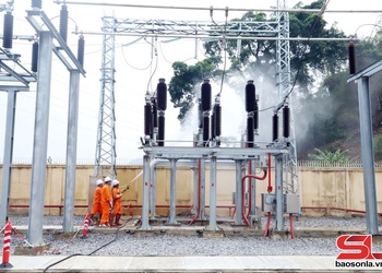 Công ty Điện lực Sơn La diễn tập phòng chống thiên tai, ứng cứu khẩn cấp