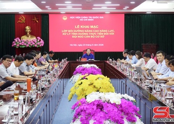 Nâng cao năng lực, xử lý tình huống thực tiễn đối với đội ngũ cán bộ cơ sở