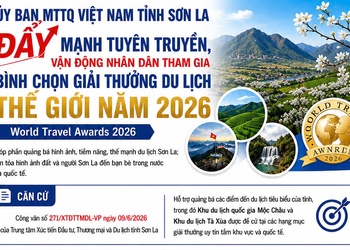 Tuyên truyền, vận động nhân dân tham gia bình chọn Giải thưởng Du lịch thế giới năm 2026