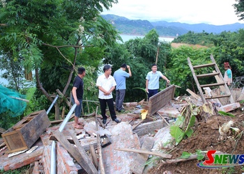 Quỳnh Nhai, Mường Giôn thiệt hại trên 1,4 tỷ đồng do mưa lũ