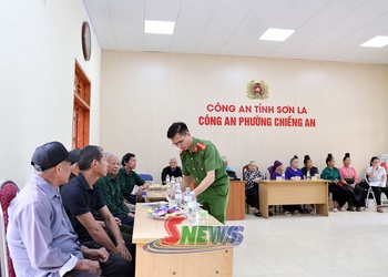 Thu nhận mẫu ADN cho thân nhân liệt sĩ chưa xác định được thông tin tại phường Chiềng An