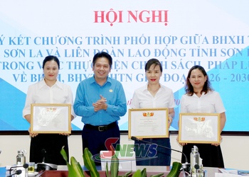 BHXH tỉnh và LĐLĐ tỉnh ký kết chương trình phối hợp giai đoạn 2026-2030