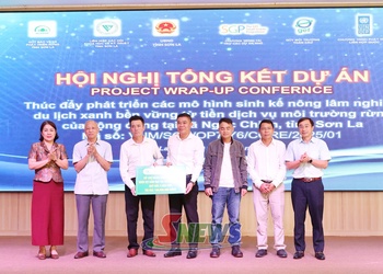 Tổng kết dự án Thúc đẩy phát triển các mô hình sinh kế nông lâm nghiệp, du lịch xanh tại xã Ngọc Chiến