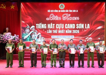 Liên hoan “Tiếng hát Cựu CAND Sơn La lần thứ nhất năm 2026” thành công tốt đẹp