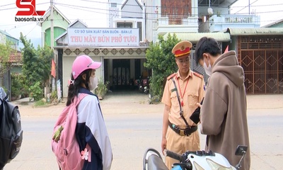 Sông Mã bảo đảm trật tự an toàn giao thông