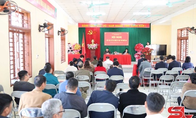 Tổ đại biểu HĐND tỉnh Sơn La tiếp xúc cử tri tại xã Tường Hạ