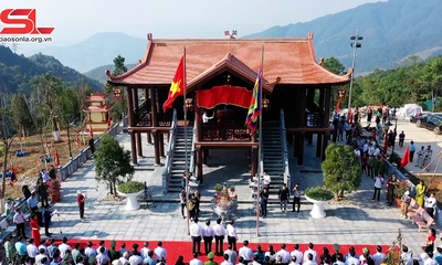 Khánh thành Đền thờ liệt sĩ tại Khu lịch sử - văn hóa đèo Pha Đin