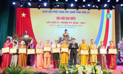 Đại hội đại biểu Phật giáo tỉnh Sơn La nhiệm kỳ 2026 - 2031