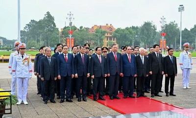 81 năm Quốc khánh: Lãnh đạo Đảng, Nhà nước vào Lăng viếng Chủ tịch Hồ Chí Minh
