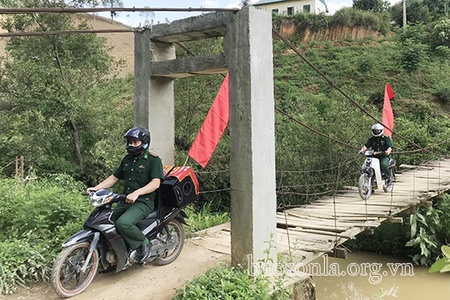 Lực lượng Bộ đội Biên phòng tham gia chuẩn bị công tác bầu cử