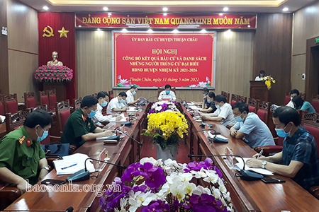 35 người trúng cử đại biểu HĐND huyện Thuận Châu khoá XXI