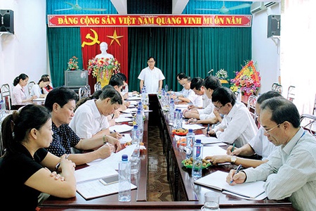Đồng chí Phó Chủ tịch UBND tỉnh làm việc với Sở Lao động - Thương binh và Xã hội