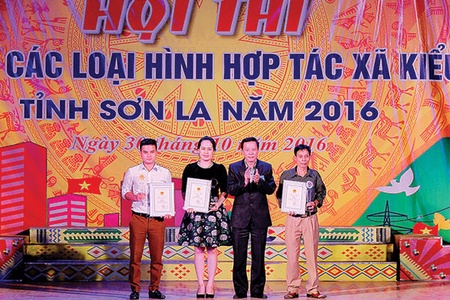 Trao giải Cuộc thi tìm hiểu các loại hình HTX kiểu mới tỉnh Sơn La năm 2016