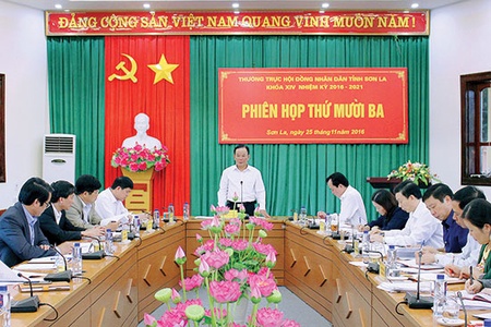 Phiên họp thứ mười ba, Thường trực HĐND tỉnh khóa XIV