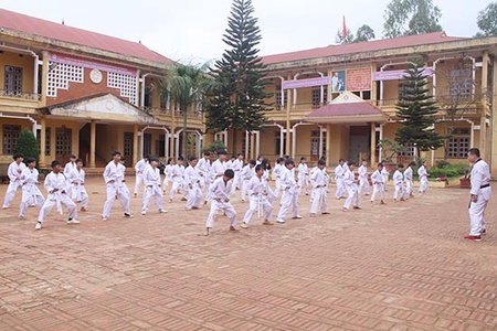 Khơi niềm đam mê võ thuật taekwondo