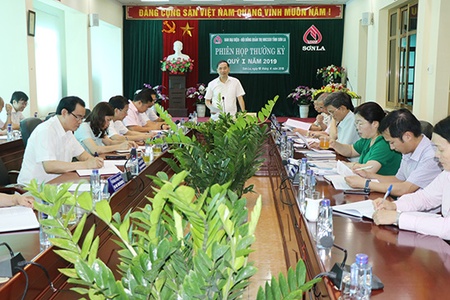 Ban Đại diện - Hội đồng quản trị NHCSXH tỉnh: Phiên họp thường kỳ quý I năm 2019