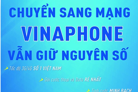 Chuyển mạng giữ số - VinaPhone dẫn đầu lượng khách chuyển đến