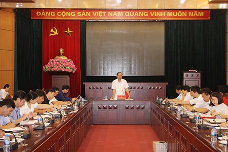 Họp triển khai thu ngân sách 5 tháng cuối năm 