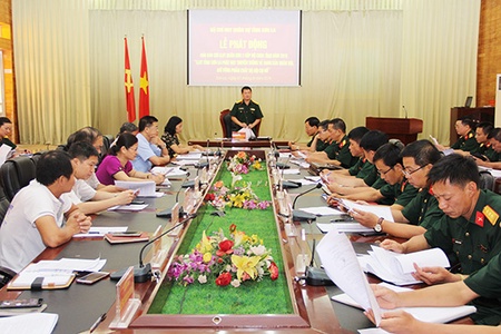 Phát động Giải báo chí về LLVT Quân khu 2 cấp Bộ CHQS tỉnh năm 2019
