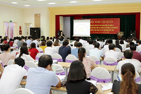 Sở Tài chính: Hội nghị tập huấn hướng dẫn quản lý tài chính, tài sản đối với các đơn vị thực hiện sắp xếp theo Nghị quyết TW6