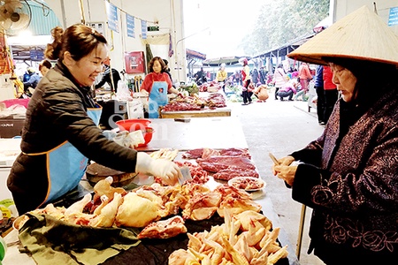 Hàng tiêu dùng tăng giá nhẹ sau Tết Nguyên đán