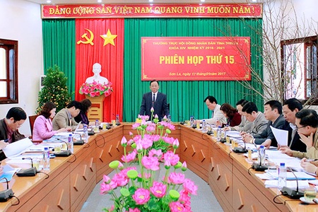 Phiên họp thứ 15, Thường trực HĐND tỉnh khóa XIV