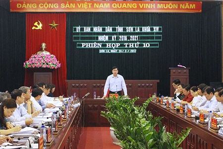 Phiên họp thứ 10, UBND tỉnh khóa XIV