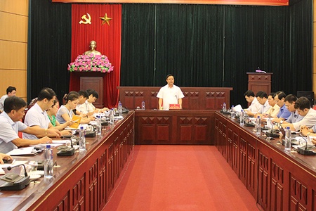 UBND tỉnh làm việc với ngành Y tế