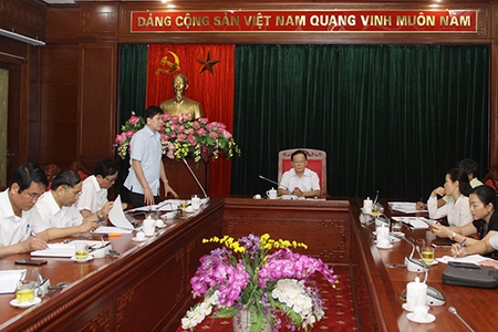 Thường trực tỉnh ủy: Duyệt nội dung đĩa VCD về tiềm năng và cơ hội đầu tư của tỉnh