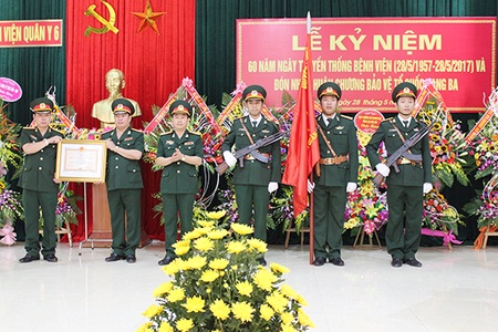 Bệnh viện Quân y 6: Kỷ niệm 60 năm Ngày truyền thống và đón nhận Huân chương Bảo vệ Tổ quốc hạng Ba