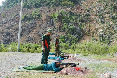 Ban Chỉ huy Quân sự huyện Quỳnh Nhai: Gắn kết phong trào thi đua yêu nước với thi đua Quyết thắng