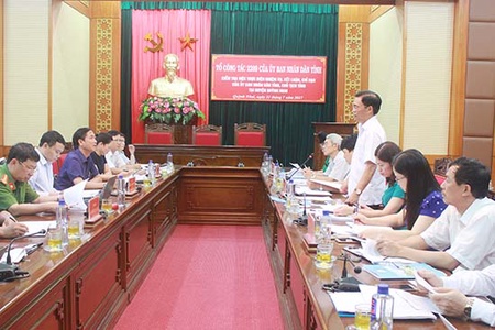 Tổ công tác 2289 của UBND tỉnh làm việc với huyện Quỳnh Nhai