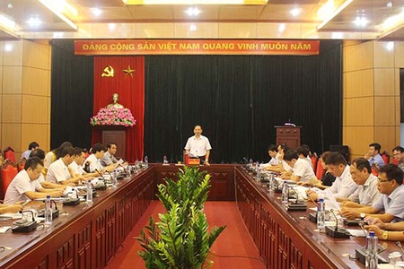 Đồng chí Phó Chủ tịch UBND tỉnh làm việc với Hiệp hội doanh nghiệp tỉnh