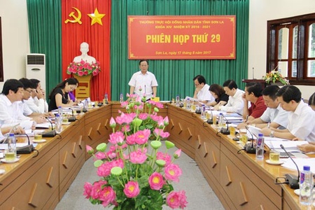  Phiên họp thứ 29 Thường trực HĐND tỉnh khóa XIV