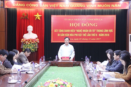Họp Hội đồng cấp tỉnh xét tặng danh hiệu “Nghệ nhân ưu tú”