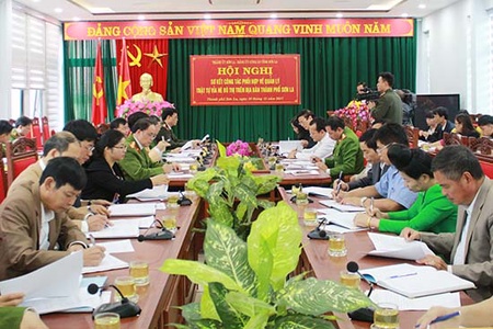 Thành ủy – Đảng ủy Công an tỉnh: Sơ kết công tác phối hợp về quản lý trật tự vỉa hè đô thị