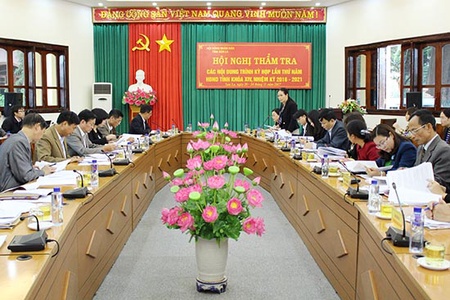Các Ban HĐND tỉnh: Thẩm tra các nội dung trình Kỳ họp thứ năm, HĐND tỉnh khóa XIV